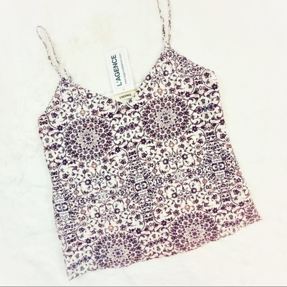 L’agence | Camisole Floral Print Lined V-Neck NWT